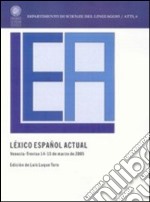 Léxico español. Actual libro