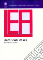 Léxico español actual. Vol. 2 libro