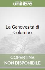 La Genovesità di Colombo libro