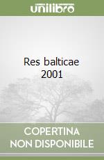 Res balticae 2001 libro