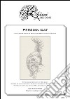 Persian cat. Blackwork design libro