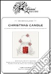Christmas candle. Cross stitch and blackwork design libro