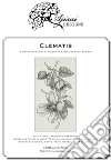 Clematis. Blackwork design libro di Sardu Valentina
