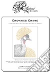 Crowned crane. Blackwork design libro di Sardu Valentina