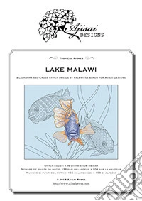Lake Malawi. Blackwork and Cross Stitch Design by Valentina Sardu fro Aljisai Designs libro