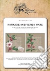 Tea plants. Karkade and yerba mate. Cross stitch and blackwork designs. Ediz. a colori libro di Sardu Valentina