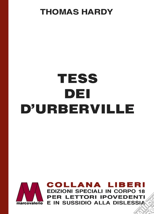 Tess dei D'Urberville. Ediz. a caratteri grandi