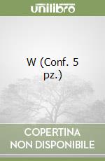 W (Conf. 5 pz.) libro