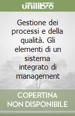 Gestione dei processi e della qualità. Gli elementi di un sistema integrato di management libro