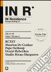 In residence. Diary. Ediz. italiana e inglese. Con DVD libro di Brondi B. (cur.) Rainò M. (cur.)