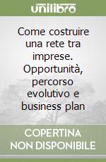 Come costruire una rete tra imprese. Opportunità, percorso evolutivo e business plan libro