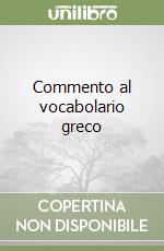 Commento al vocabolario greco