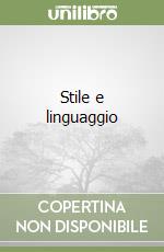 Stile e linguaggio libro