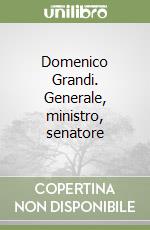 Domenico Grandi. Generale, ministro, senatore libro