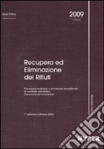 Recupero ed eliminazione dei rifiuti libro