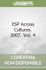 ESP Across Cultures. 2007. Vol. 4