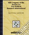 Thirteenth Congress of the Society for free radical research international libro