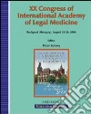 Twentyth Congress of International academy of legal medicine. Free papers (Budapest, 23-26 August 2006) libro