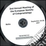 Second annul meeting of the european society of coloproctology (Malta, 26-29 september 2007). CD-ROM libro