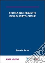 Storia dei registri dello stato civile libro