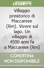 Villaggio preistorico di Maccarese (Rm). Vivere sul lago. Un villaggio di 4500 anni fa a Maccarese (Rm) libro