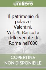 Il patrimonio di palazzo Valentini. Vol. 4: Raccolta delle vedute di Roma nell'800 libro