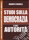 Studi sulla democrazia e sull'autorità libro