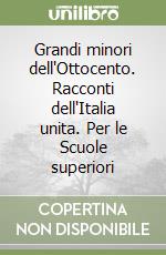 Grandi minori dell'Ottocento. Racconti dell'Italia unita. Per le Scuole superiori libro