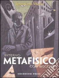 Interno metafisico con biscotti libro