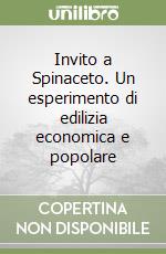 Invito a Spinaceto. Un esperimento di edilizia economica e popolare libro