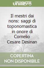 Il mestri dai nons: saggi di toponomastica in onore di Cornelio Cesare Desinan libro