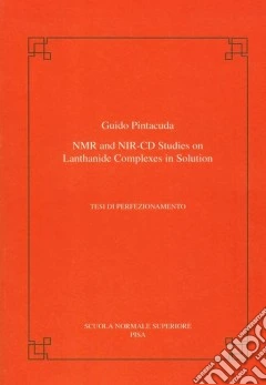 NMR and NIR-CD studies on lanthanide complexes in solution