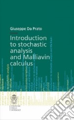 Introduction to stockastic analysis and Malliavin calculus libro