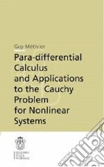 Para-differential calculus and applications to the Cauchy problem for nonlinear systems