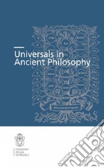 Universals in ancient philosophy libro