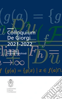 Colloquium De Giorgi 2021-2022 libro