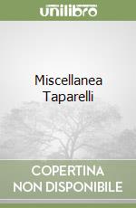 Miscellanea Taparelli libro