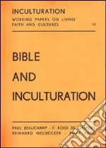 Bible and inculturation libro