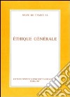 Éthique générale libro