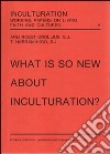 What is so new about inculturation? libro