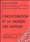 L'inculturation et la sagesse des nations libro