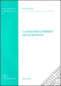 La Dimension juridique des sacrament