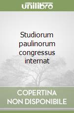 Studiorum paulinorum congressus internat