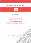 Collected studies on Pauline literature and on the book of Revelation libro di Lambrecht Jan