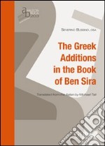 The greek additions in the book of Ben Sira libro