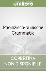 Phönizisch-punische Grammatik libro