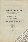 Ephraem Syri opera libro di Mercati Silvio G.