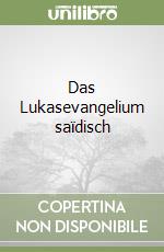 Das Lukasevangelium saïdisch libro