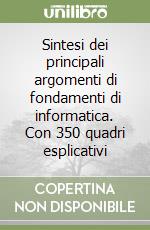 Sintesi dei principali argomenti di fondamenti di informatica. Con 350 quadri esplicativi libro