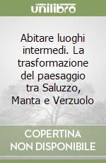 Abitare luoghi intermedi. La trasformazione del paesaggio tra Saluzzo, Manta e Verzuolo libro